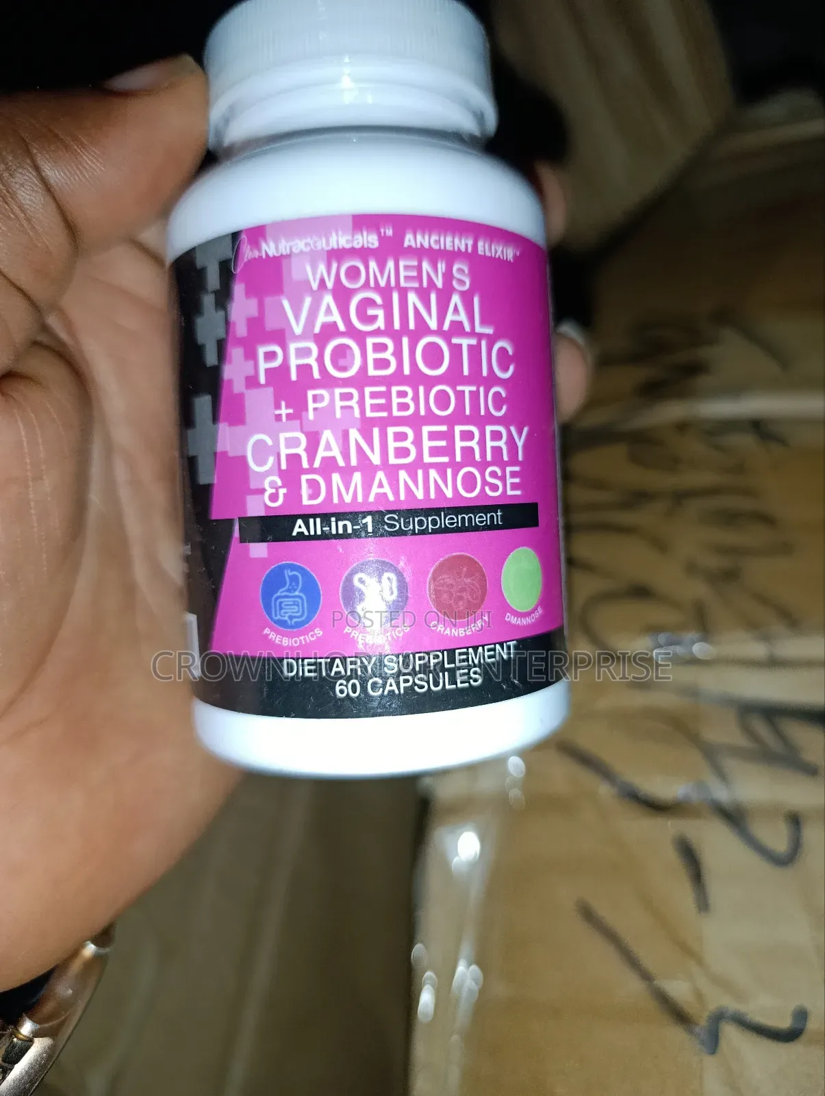 Womens Vaginal Probiotic+Prebiotic Cranberry Dmannose