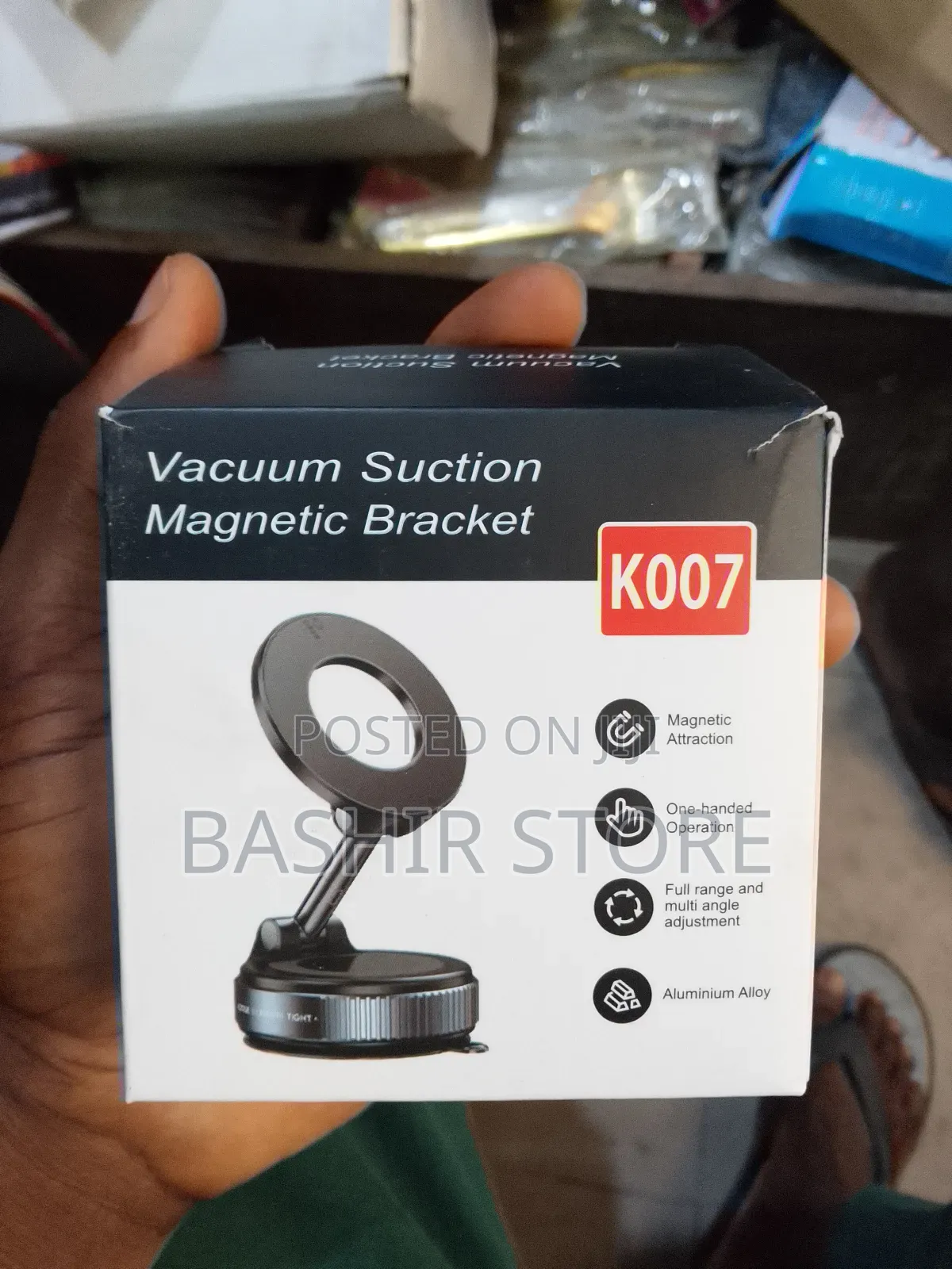 Vacuum Suction Magnetic Bracket