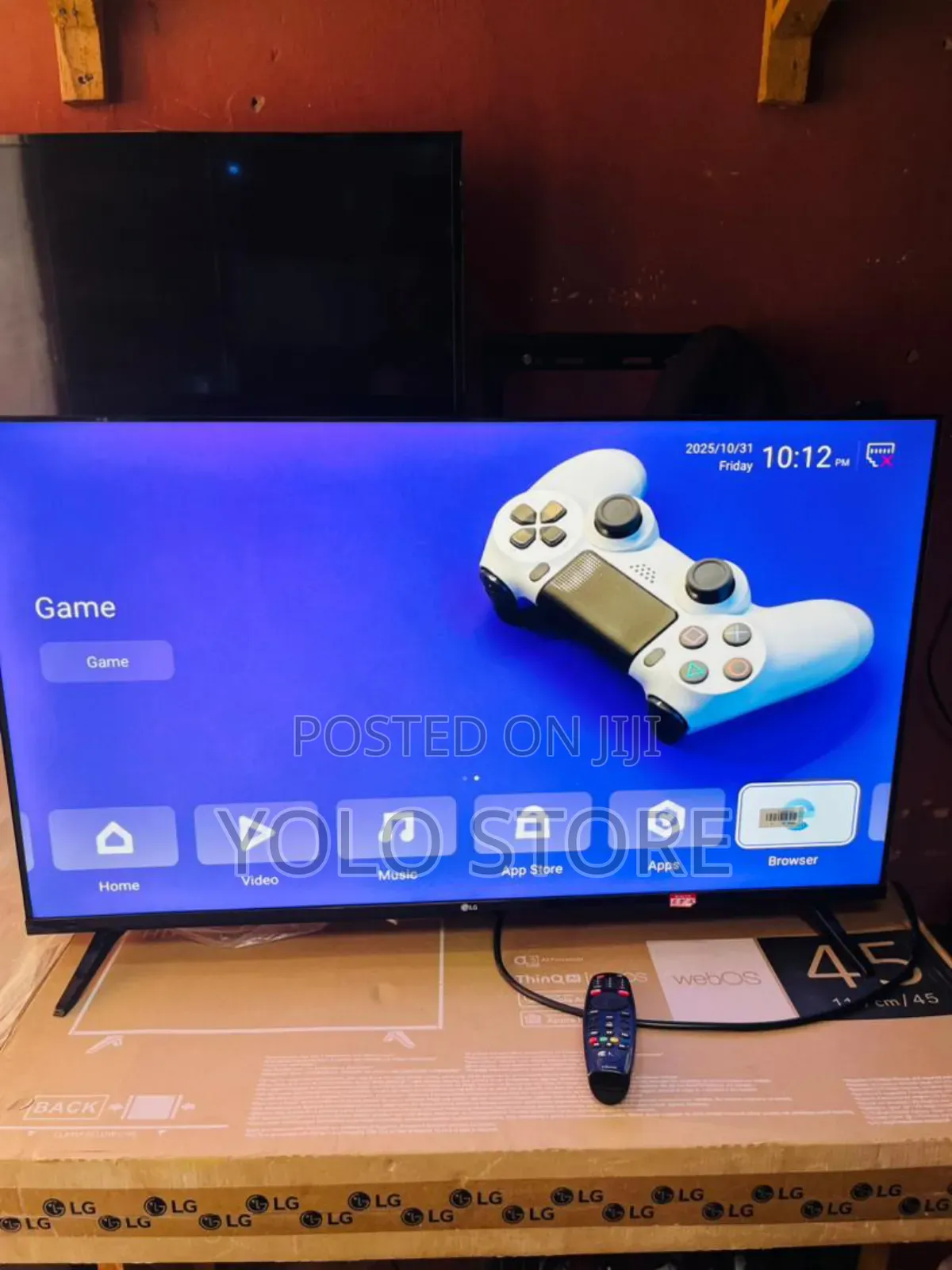 Original Lg 45 Inch Smart Freamless Brand New
