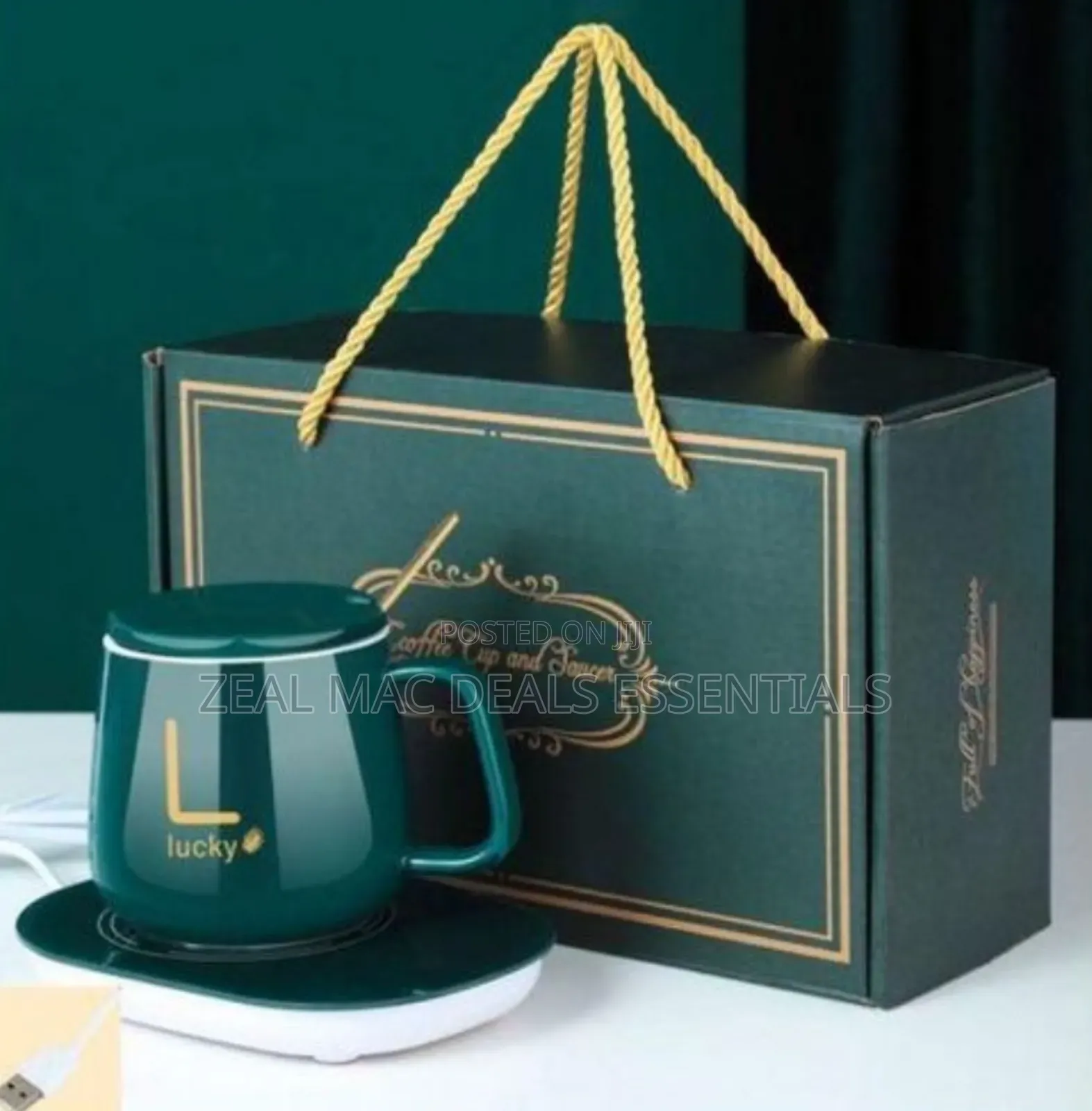 Lucky Ceramic Tea Coffee Cup With Warmer