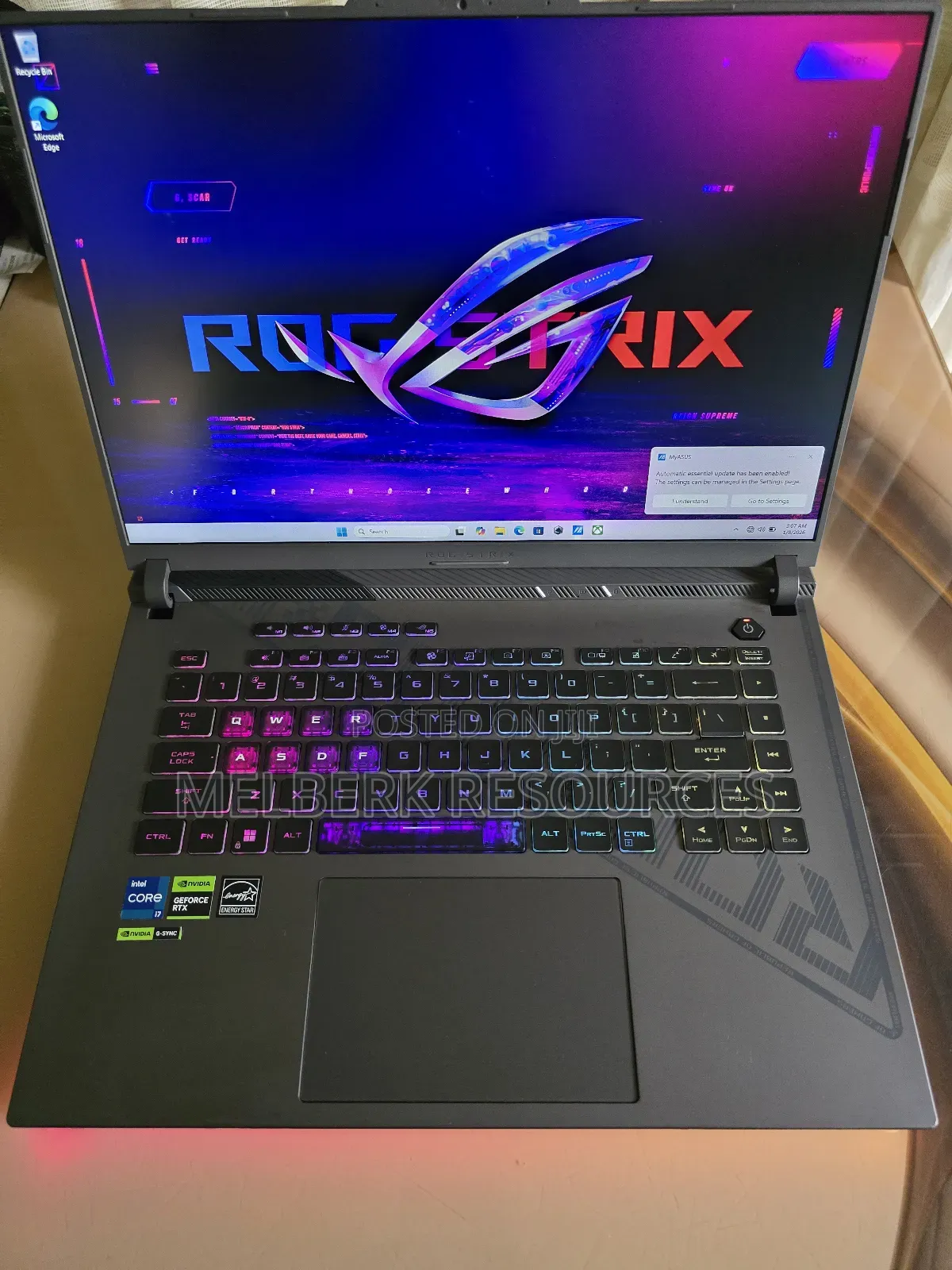 Laptop Asus ROG Strix G16 G614 16GB Intel Core i7 SSD 1T