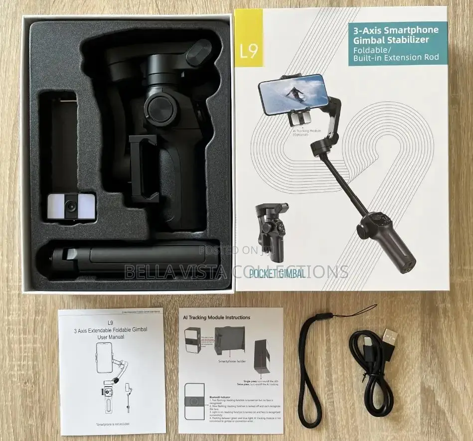 L9 3-Axis Smartphone Gimbal Stabilizer
