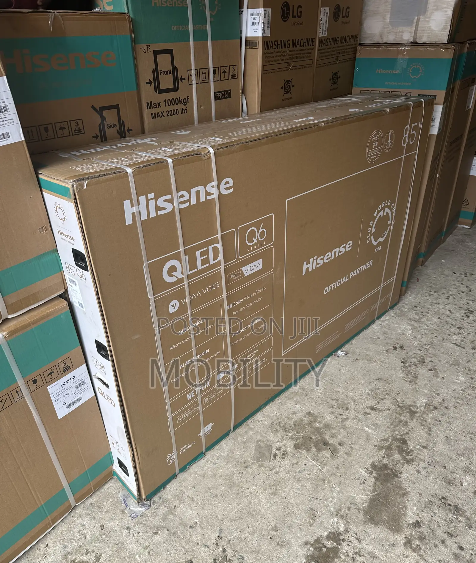 Hisense 85” Qled Smart Tv 85q6q