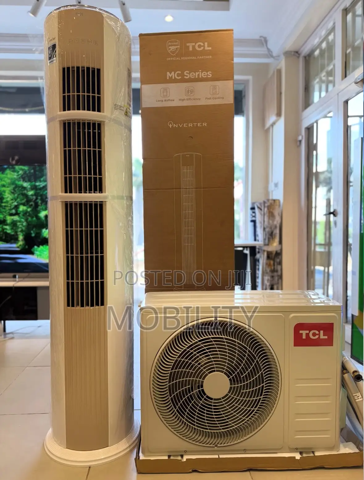 TCL Standing Tower Air Conditioner 2tons Inverter