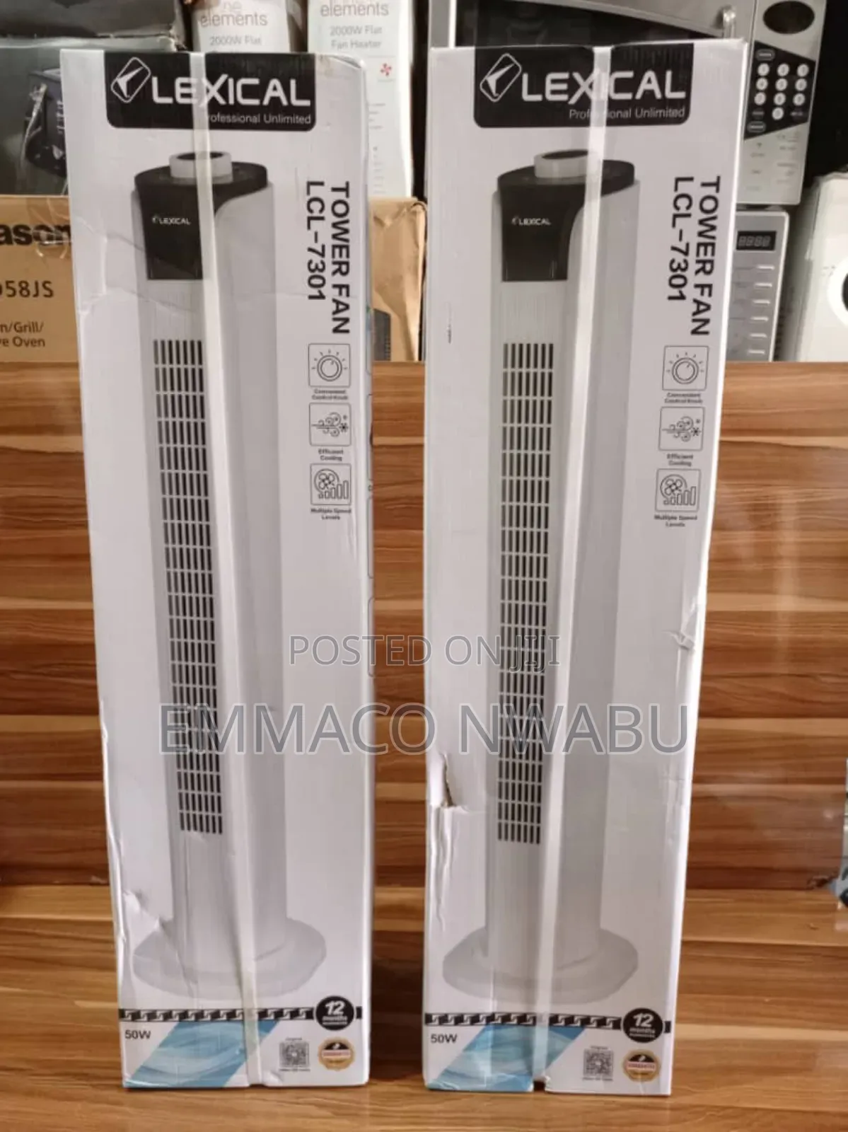 Lexical Tower Fan Aircooler 50watts