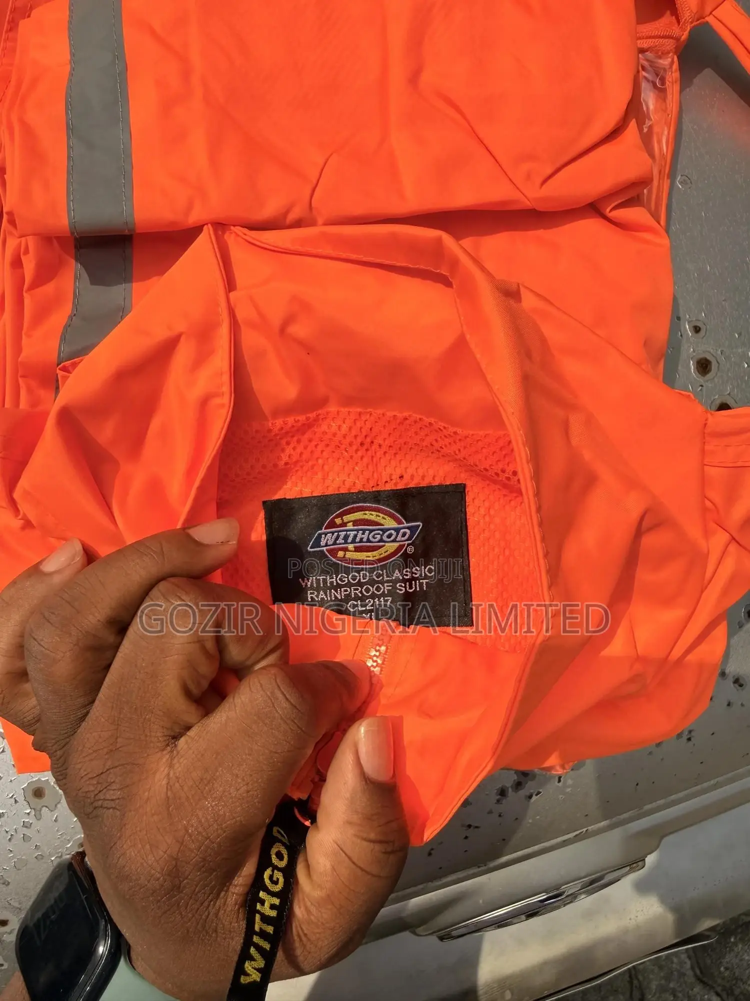 Withgod Classic Rainsuit Cl2117 (Orange)