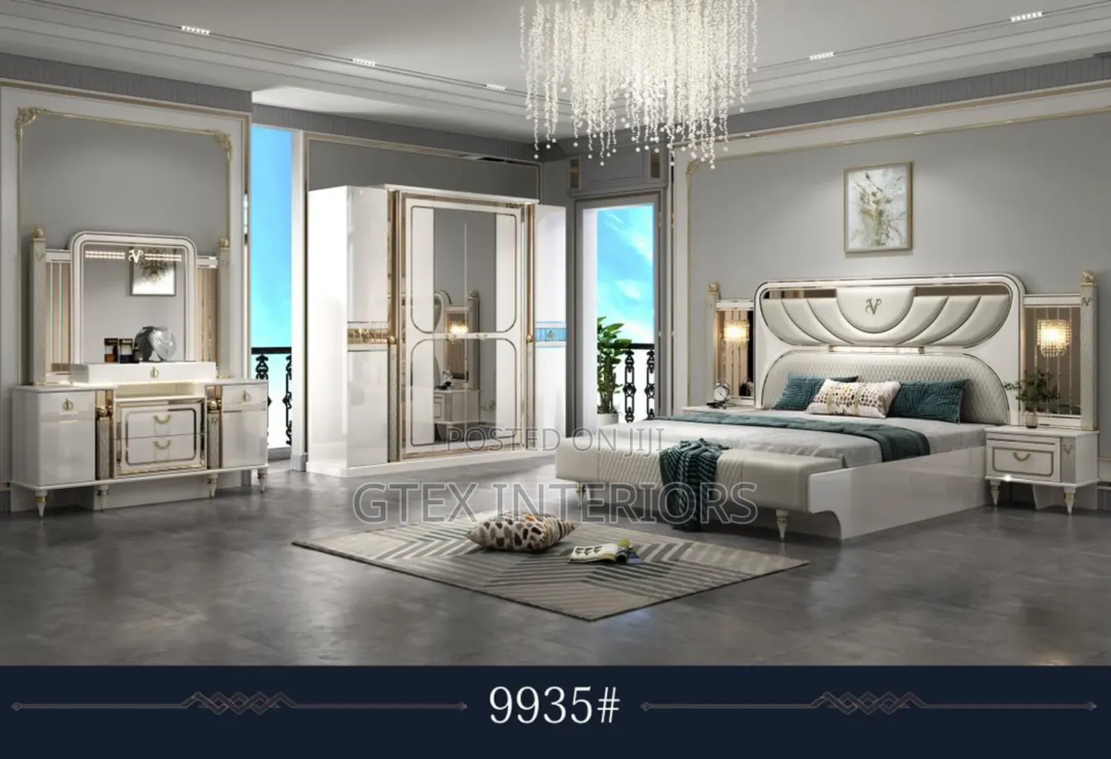 Complete Set of Luxury Bed Frame