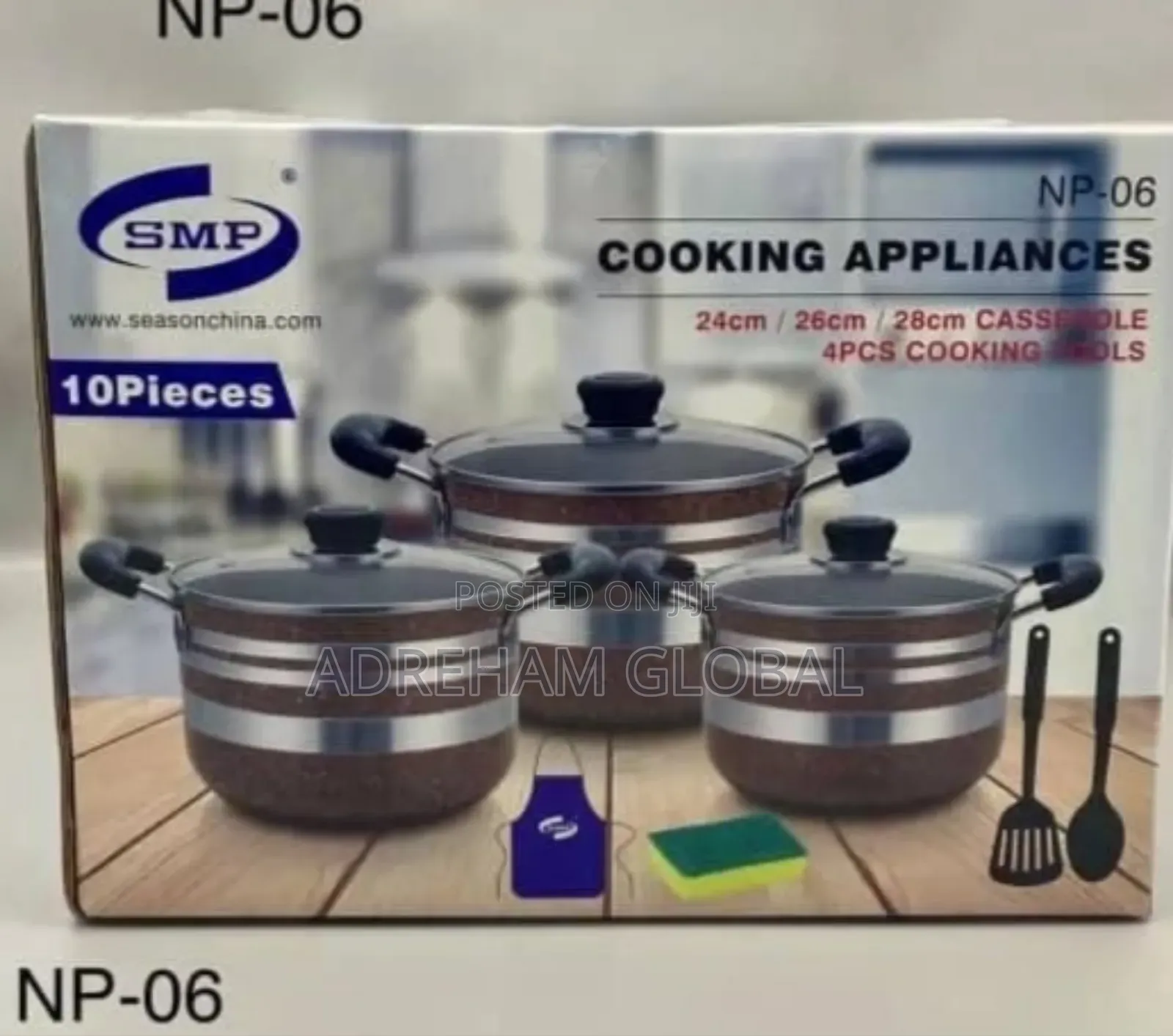 SMP 10pcs Np 06 Pots Set