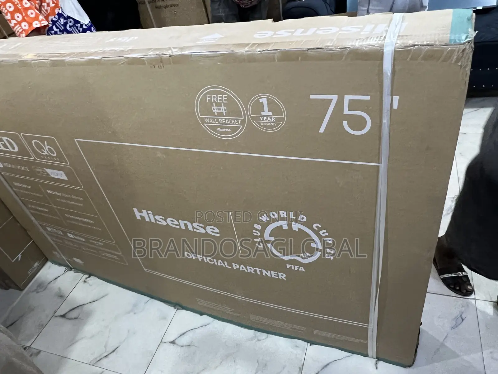 Hisense 75′′ Qled Smart Tv With HDR Support (75q6q)