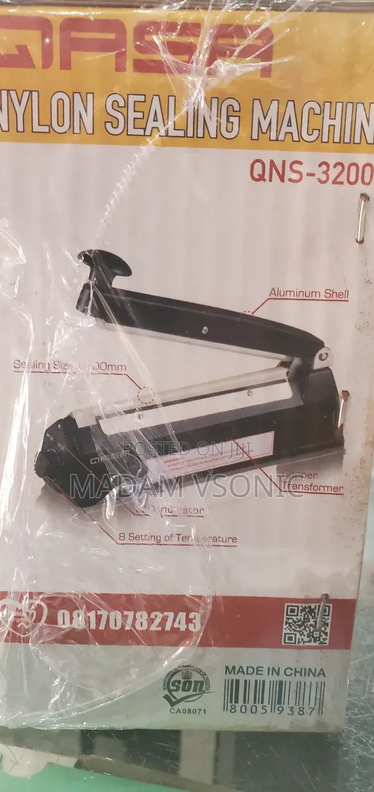 Qasa Nylon Sealing Machine QNS-3200hi