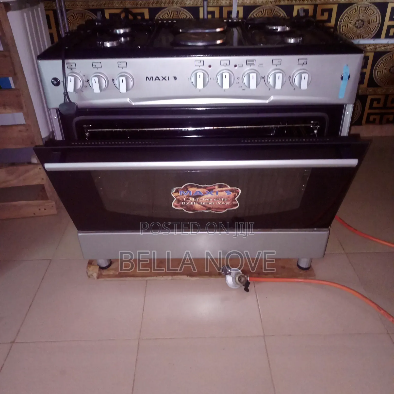 Maxi Gas Cooker 60 by 90 4gas 2 Hotplate