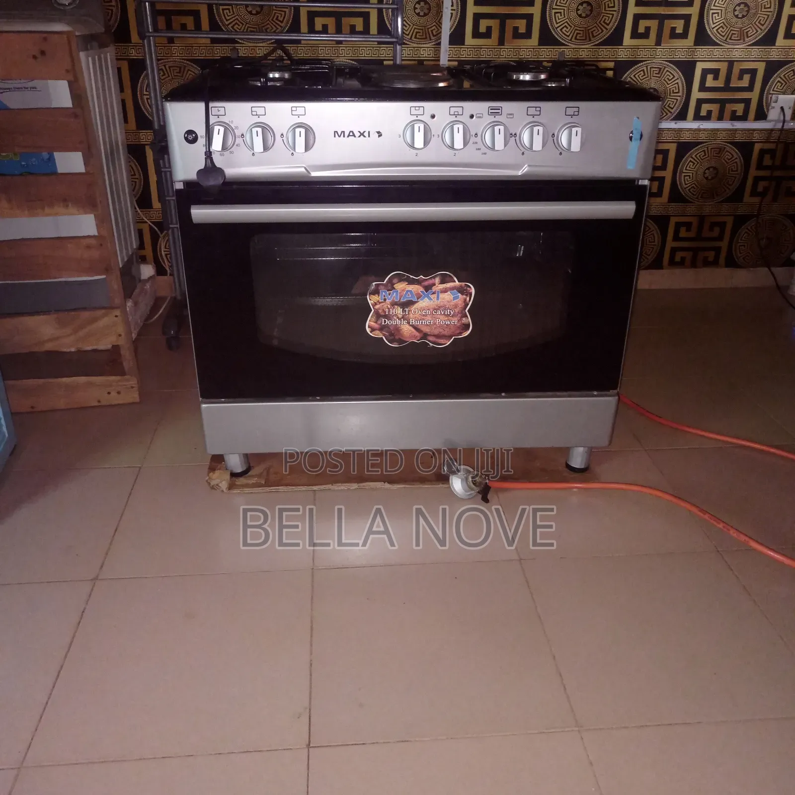Maxi Gas Cooker 60 by 90 4gas 2 Hotplate
