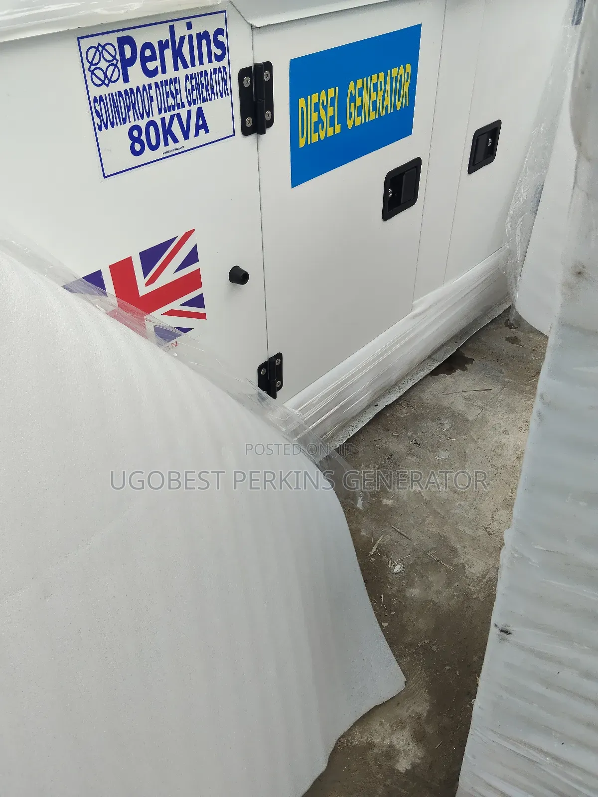 80kva Perkins Soundproof Generator Available Now