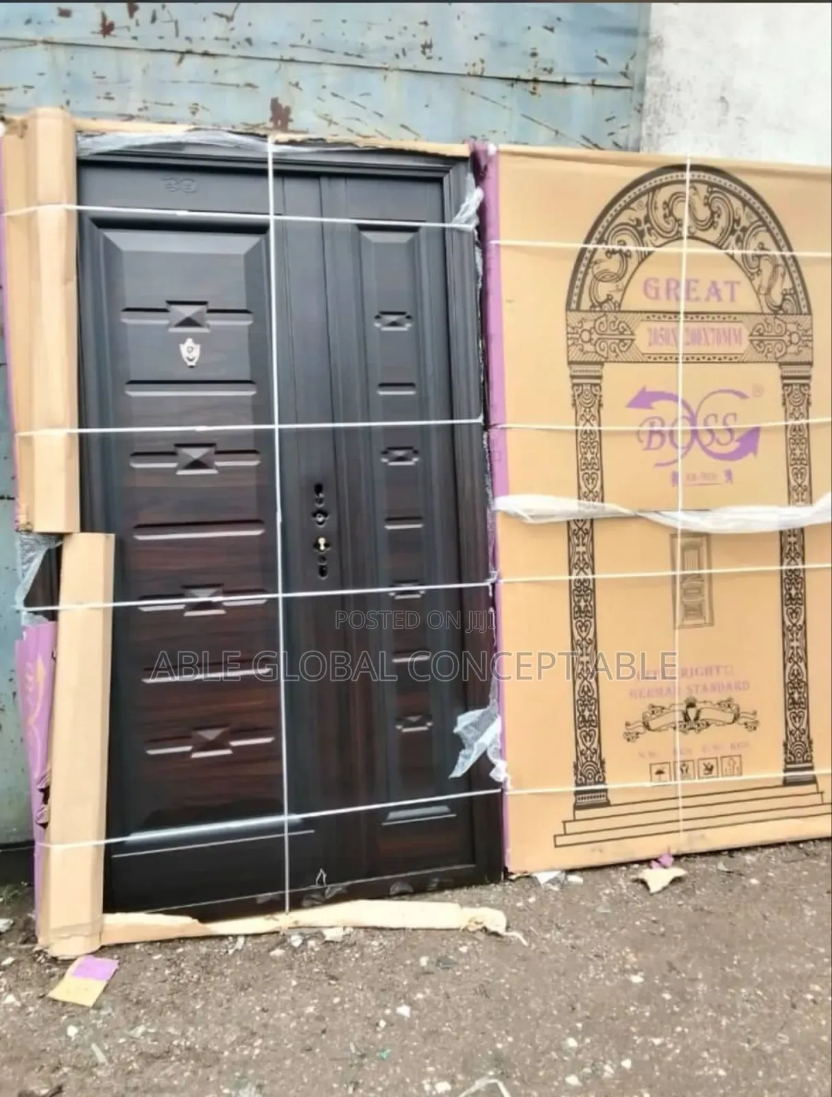 German Standard Steel Security Doors