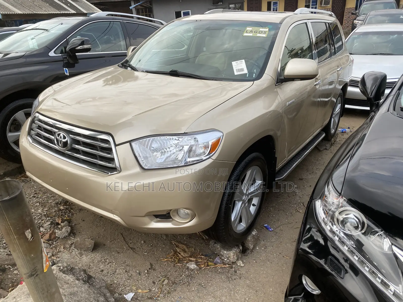 Toyota Highlander Limited 4x4 2009 Gold