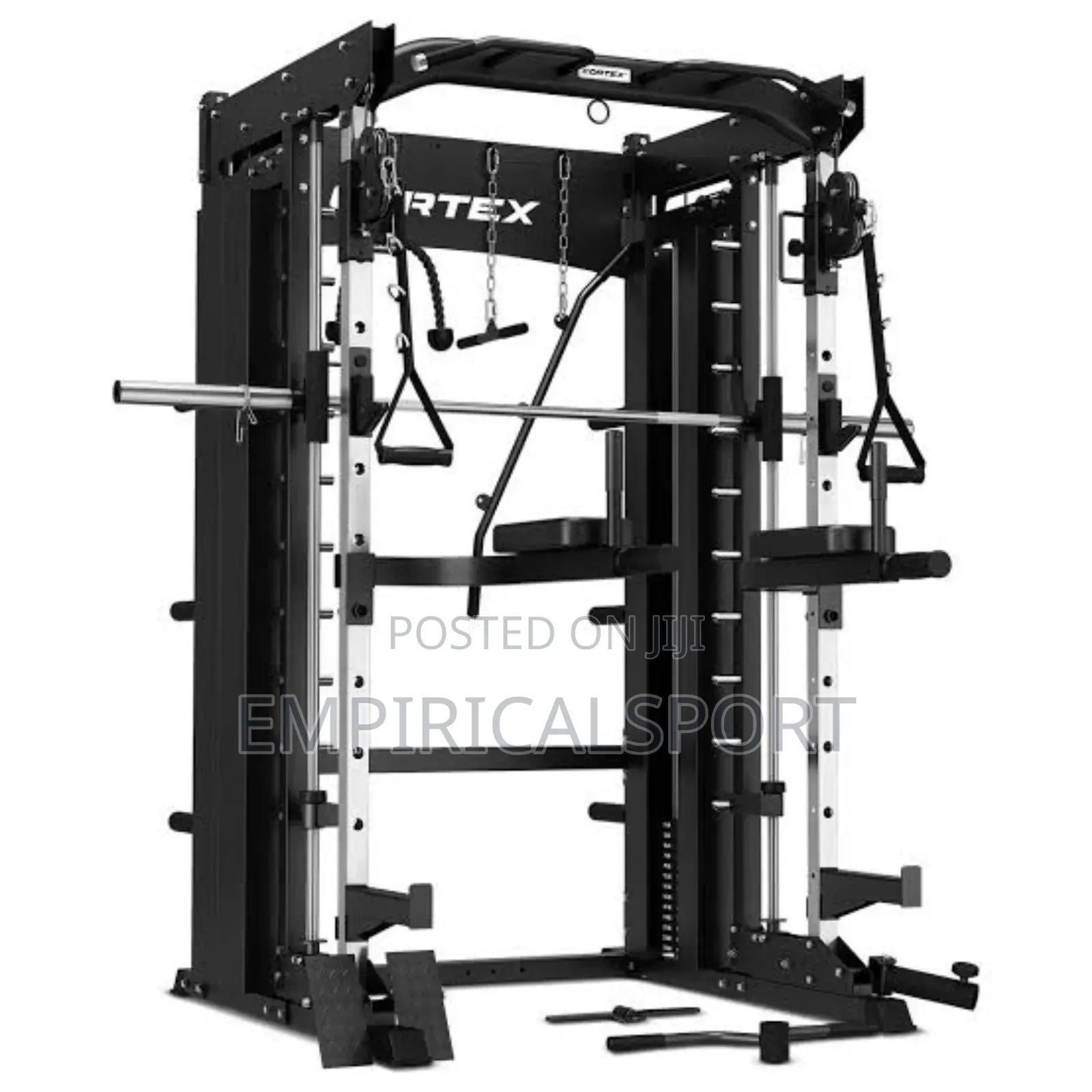 Commercial Smith Machine With Cable Crossover