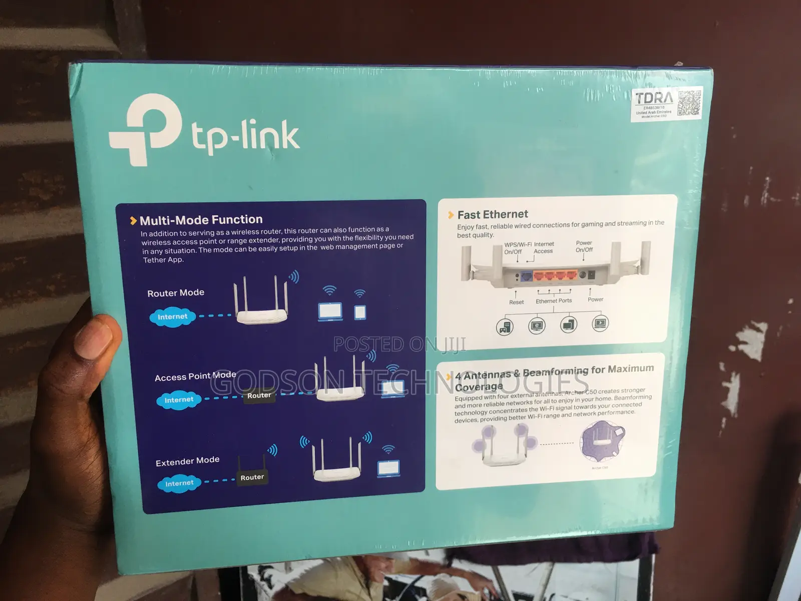 Tp-Link Archer C50 Ac1200 Wireless Dual Band Router