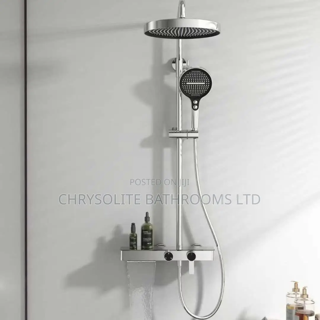 Chrome Thermostatic Shower Unit