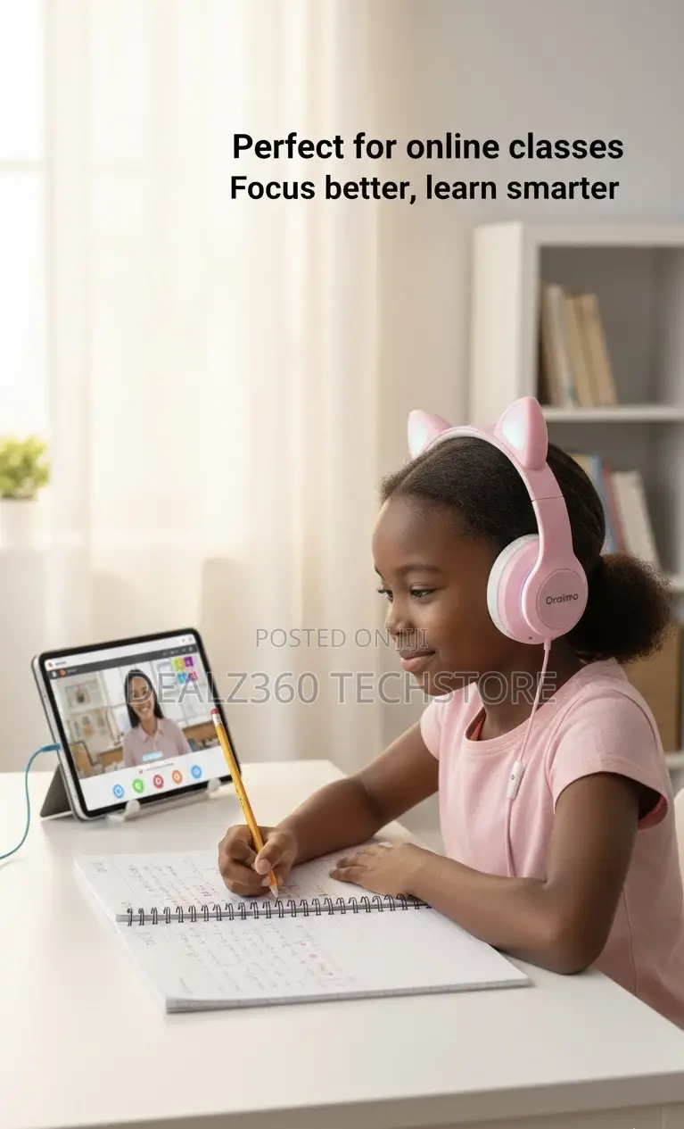 Oraimo O-28 Cat Bluetooth Headphones – Safe Sound, Long Battery