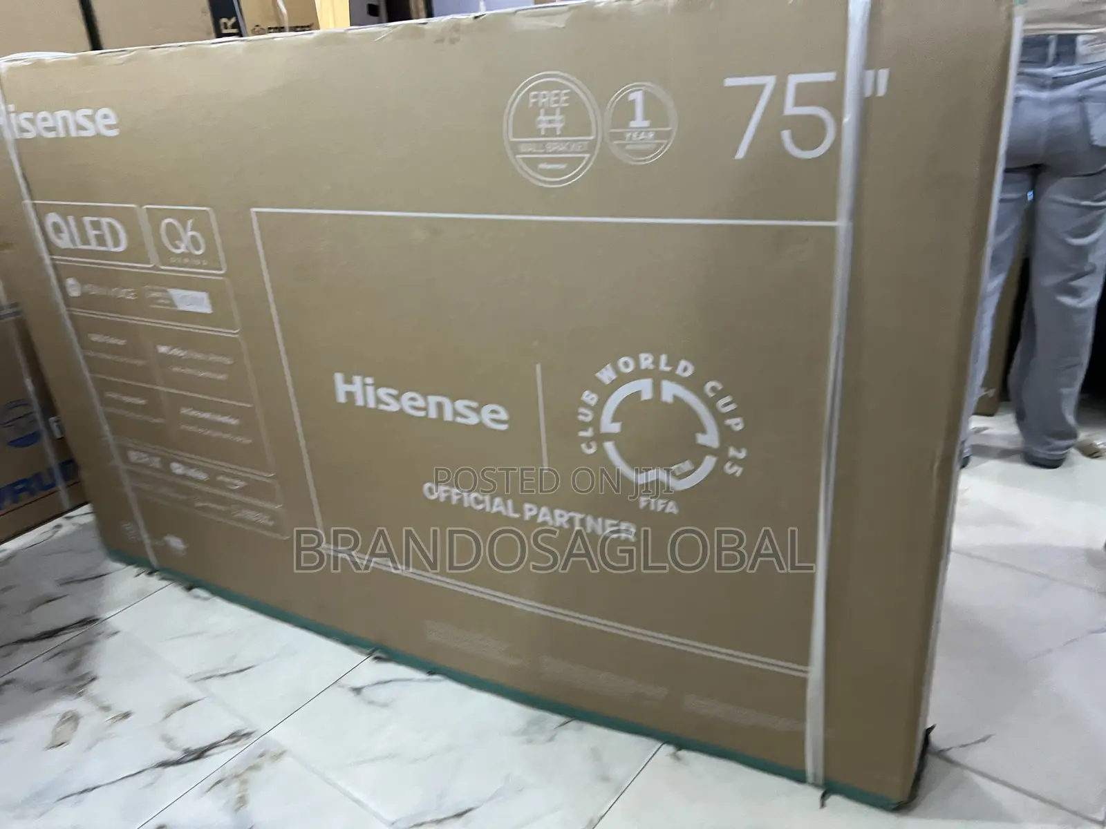 Hisense 75′′ Qled Tv for Living Room Setup (75q6q)