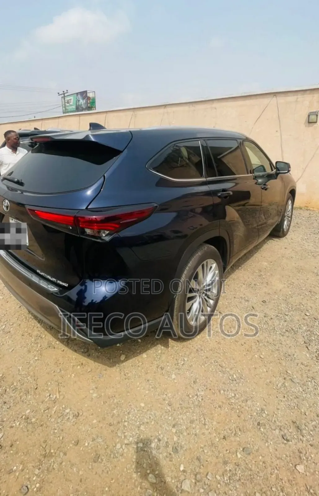 Toyota Highlander Platinum FWD 2024 Blue