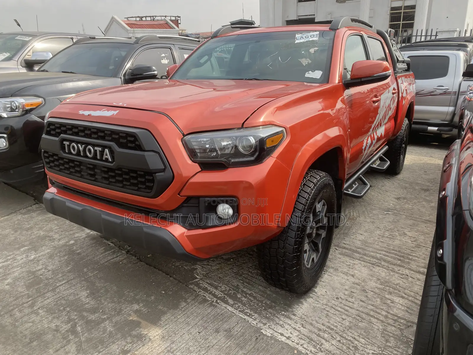 Toyota Tacoma Limited 2017 Orange