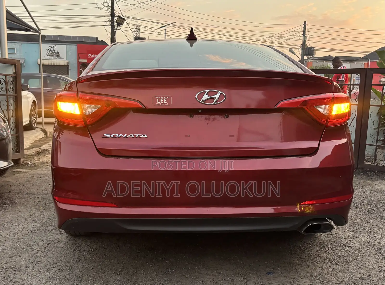 Hyundai Sonata Sport 4dr Sedan (2.4L 4cyl 6A) 2015 Red