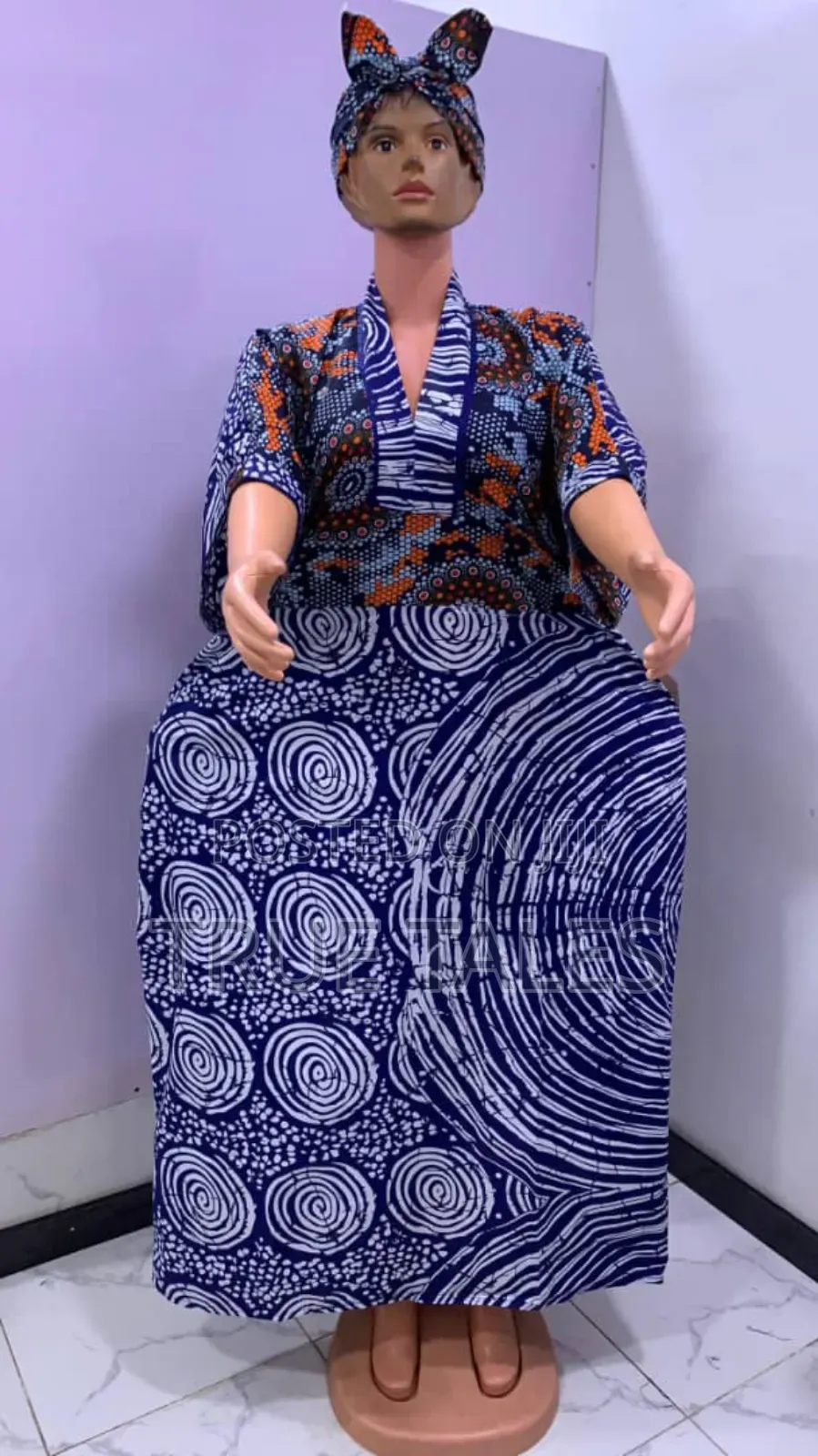 Comfortable Readymade Ankara Boubou Patterned Gowns