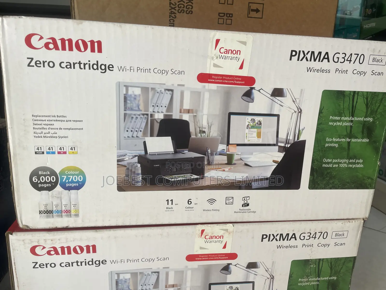 Cannon Pixma G3470 Mega Tank Wireless Print,Scan.Copy