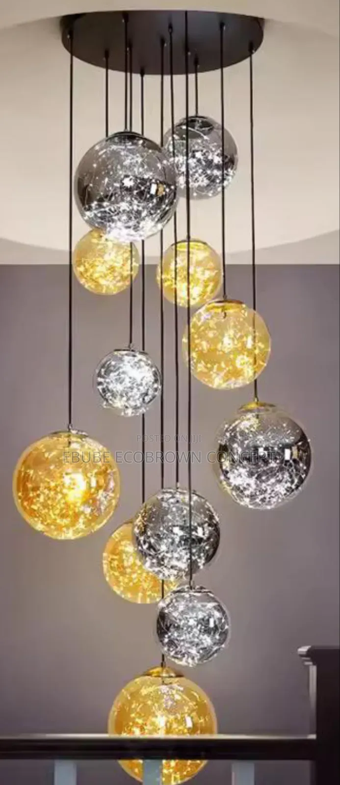 Modern Design Luxury Pendant Dropping Chandelier Light
