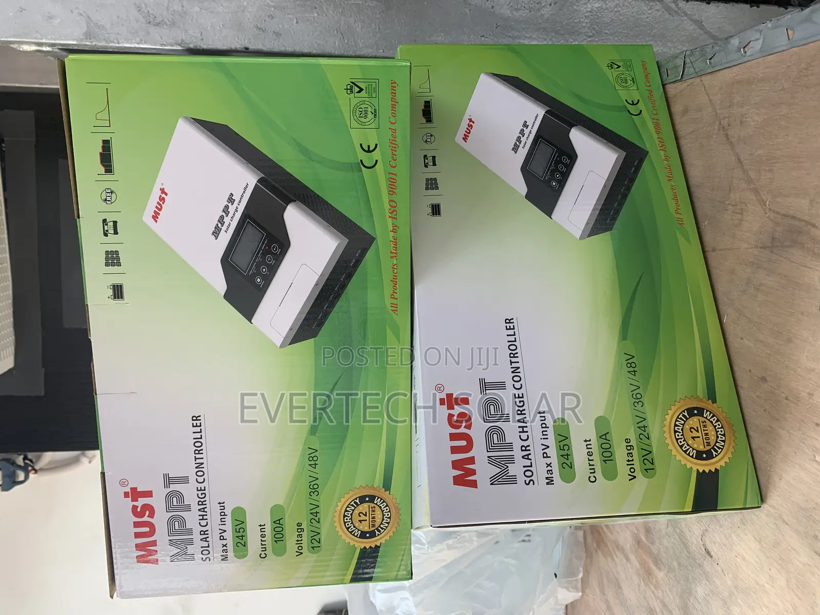 100ahms Must Mppt Solar Charge Controller