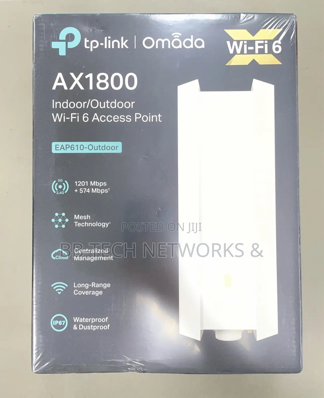 Tp-Link Eap610-Outdoor | Omada Wifi6 Ax1800 Wireless Gigabit Outdoor