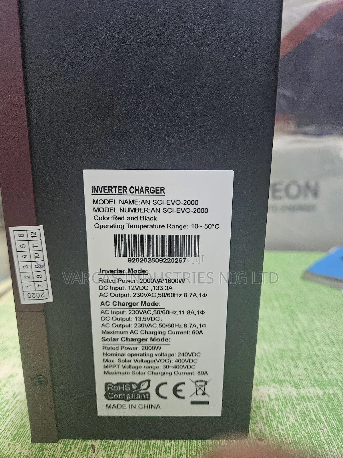 2kva by 12v Solar Hybrid Inverter