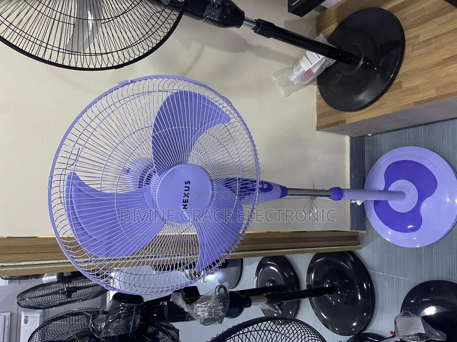 Brand New 18 Inches Nexus Rechargeable Standing Fan