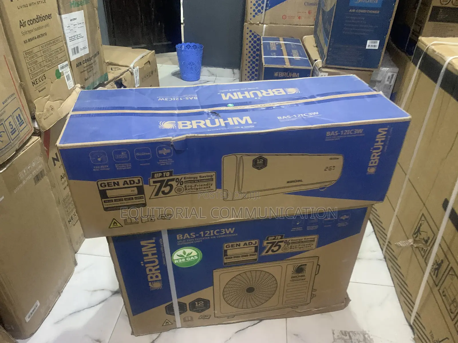 Bruhm Bas-121-C3w Eco-Friendly Inverter Split Ac
