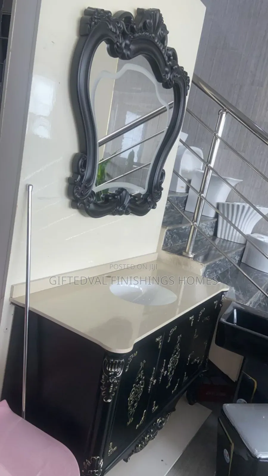 High-Quality Luxurious 120cm Single Bow Cabinet Basin