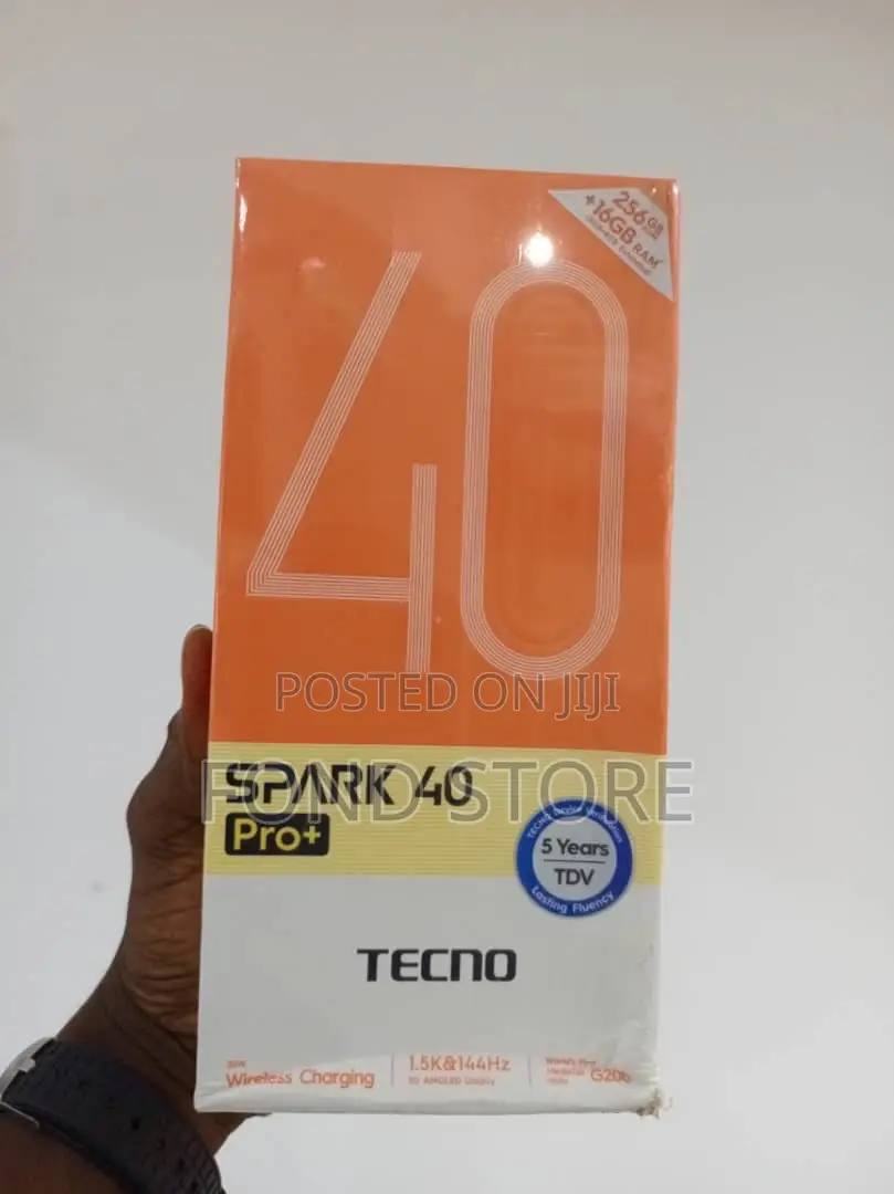New Tecno Spark 40 Pro+ 256 GB Black