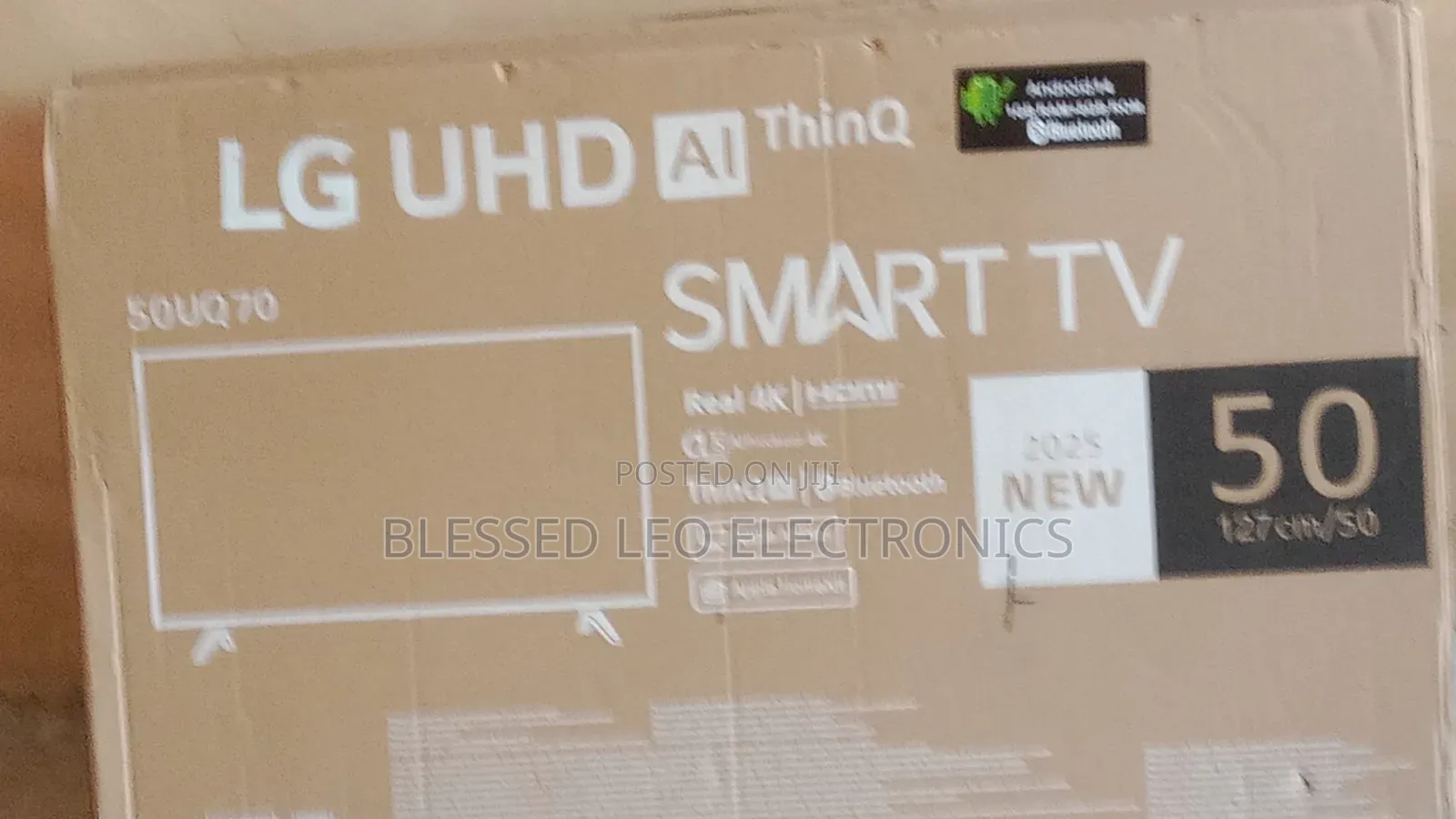 50 Inches Smart Tv With Netflix Spotify Freamless
