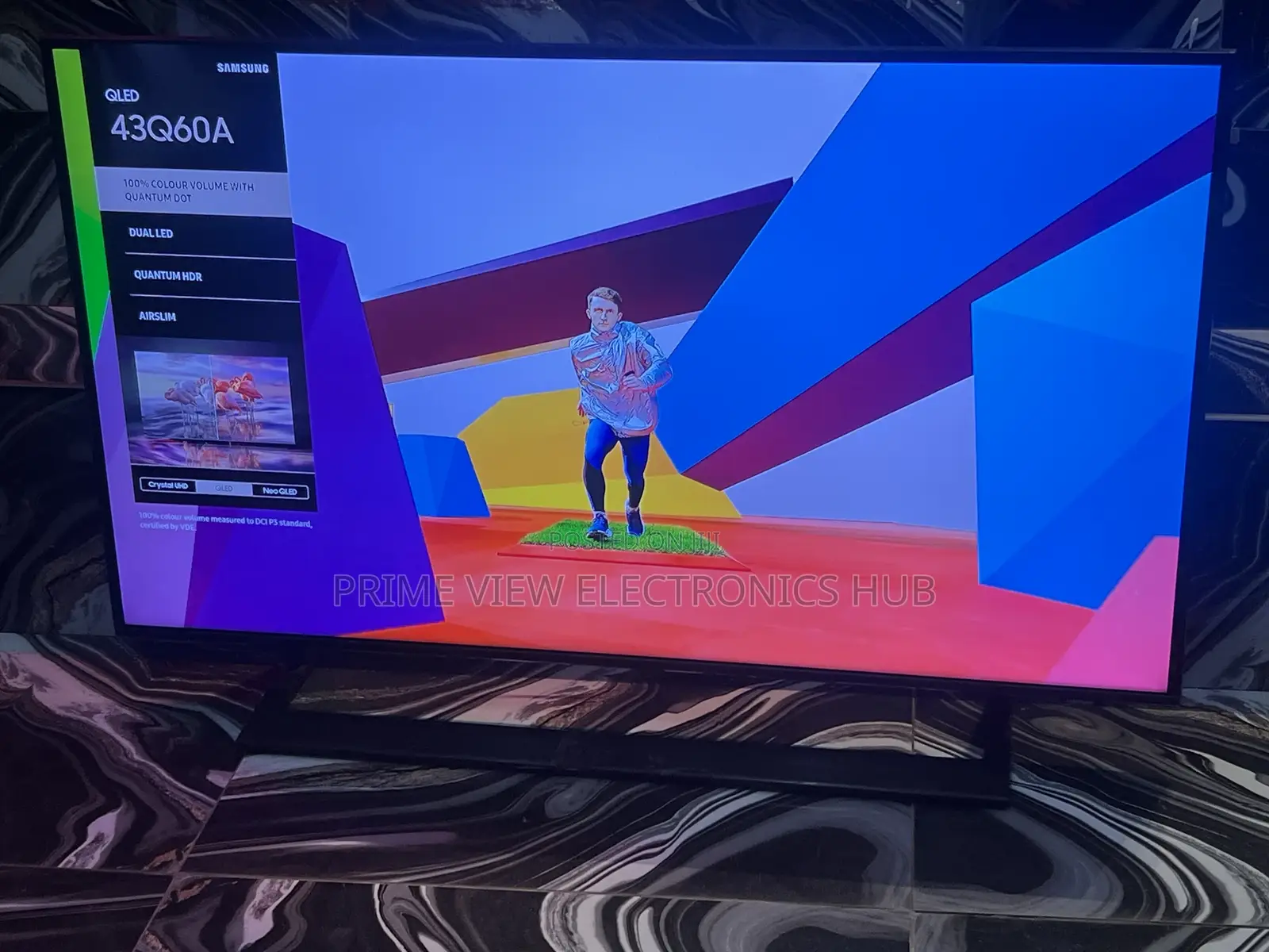 43 Inches Qled Samsung Smarttv