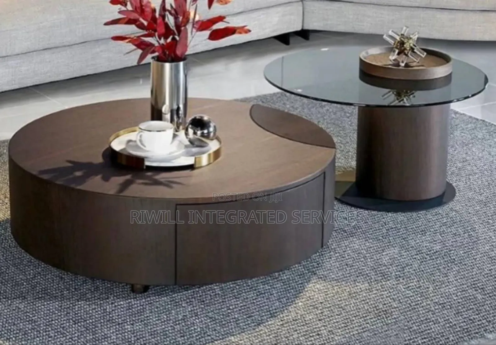 2 in 1 Center Table and Side Stool