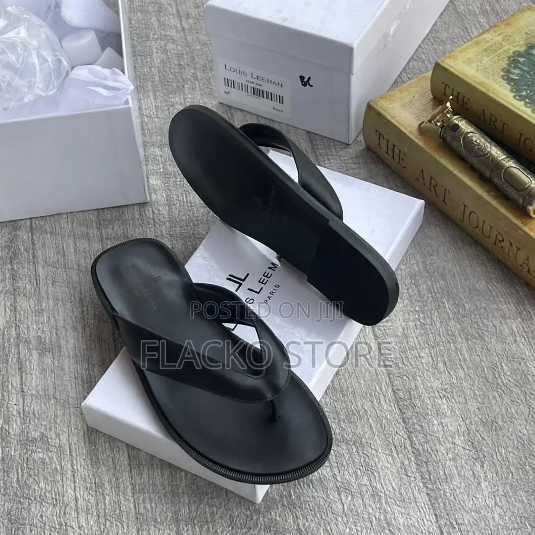 Original Louis Leeman Leather Slippers