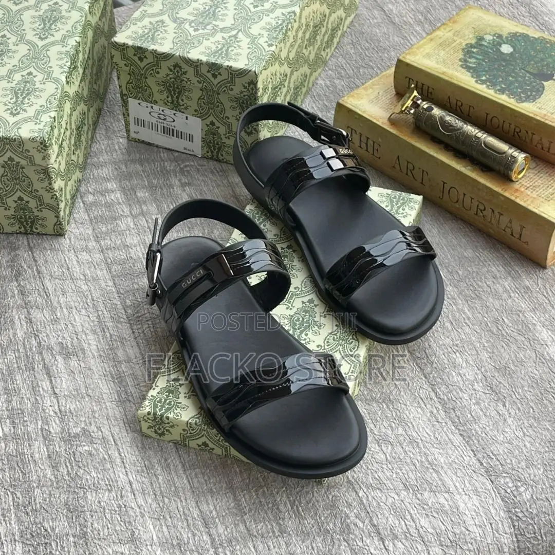 Original Gucci Leather Sandals