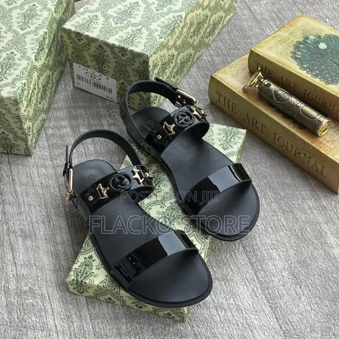 Original Gucci Leather Sandals