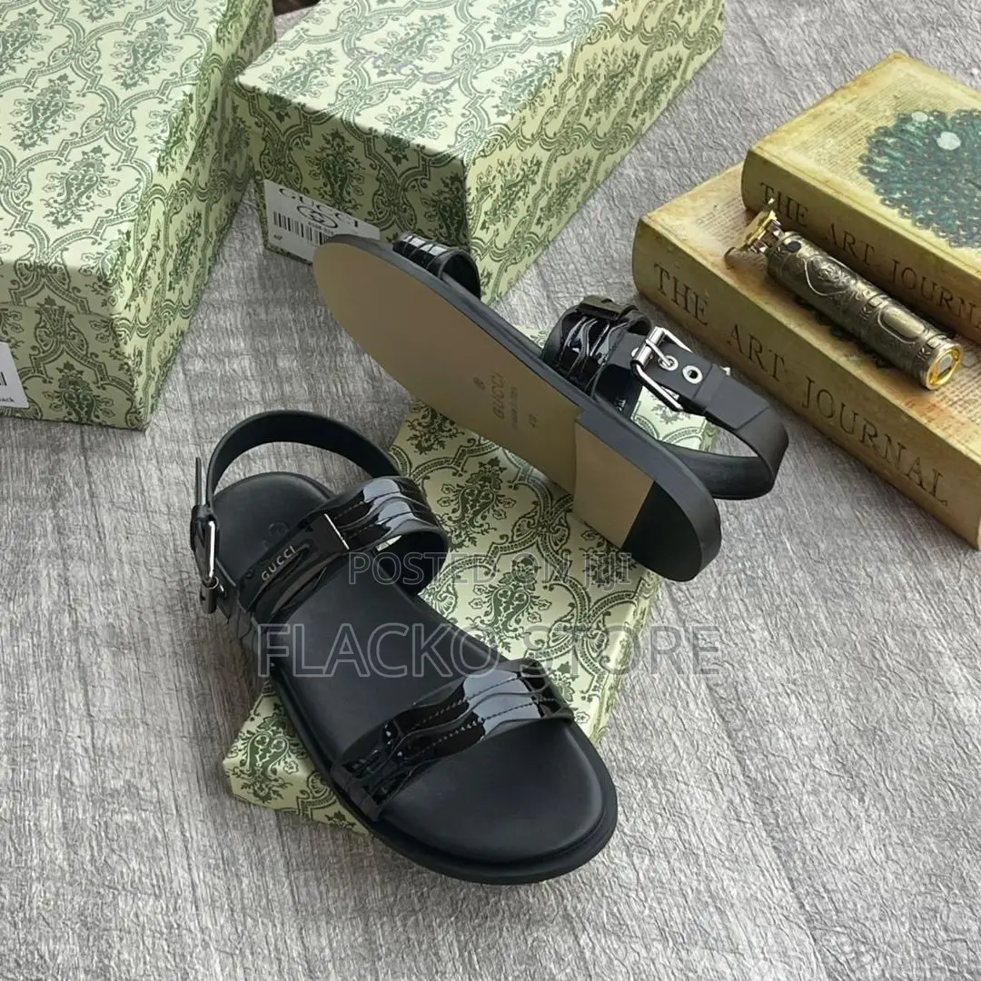 Original Gucci Leather Sandals