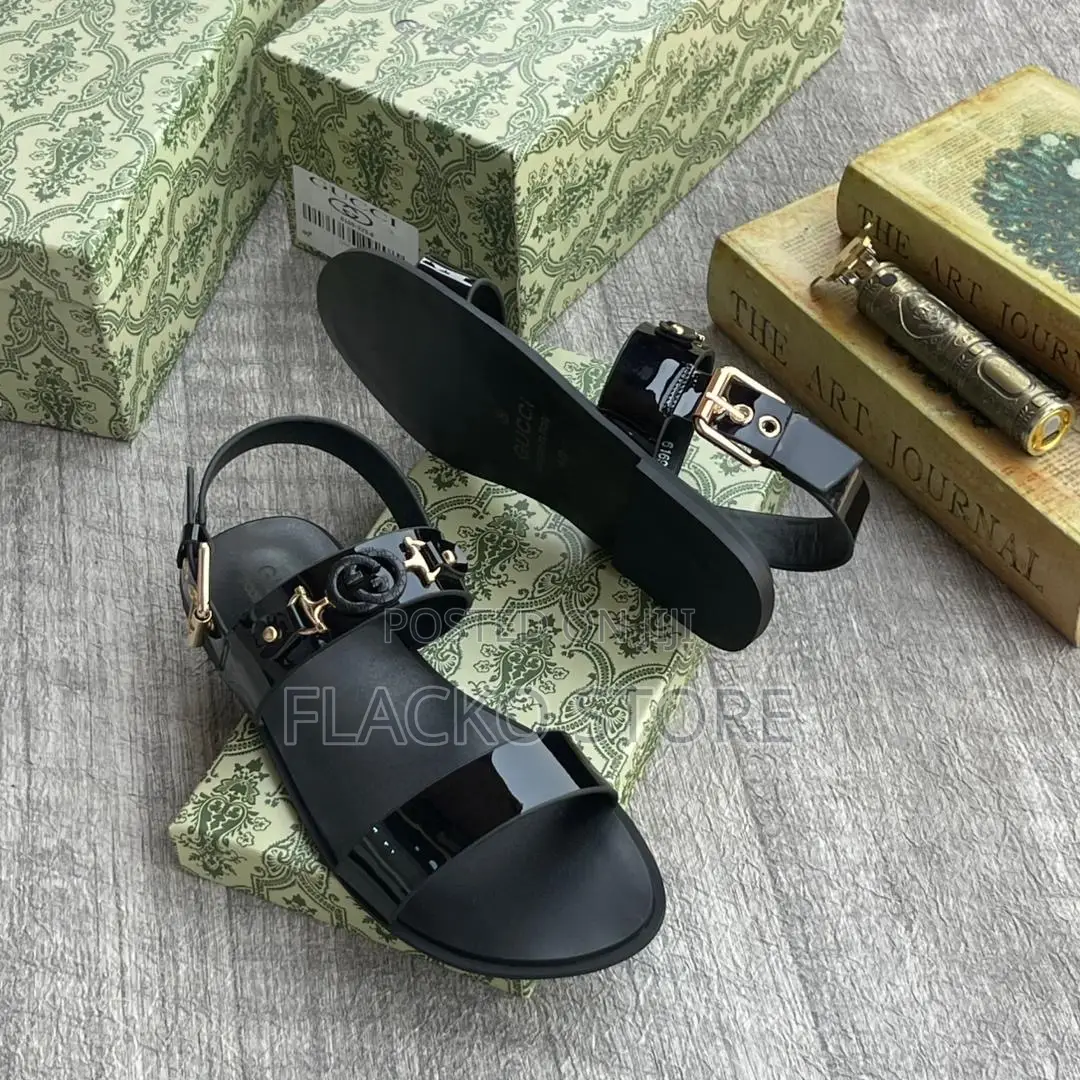 Original Gucci Leather Sandals