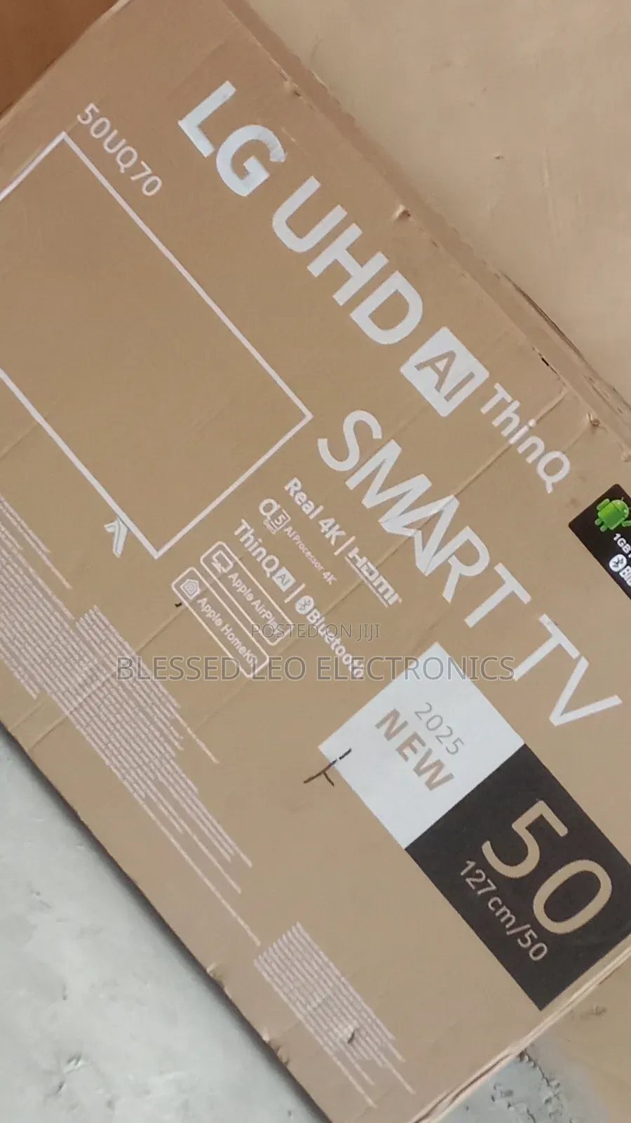 50 Inches Smart Tv With Wireless Wifi and Inbuilt Bluetooth