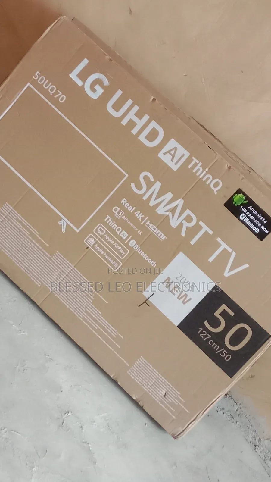 50 Inches Smart Tv With Wireless Wifi and Inbuilt Bluetooth