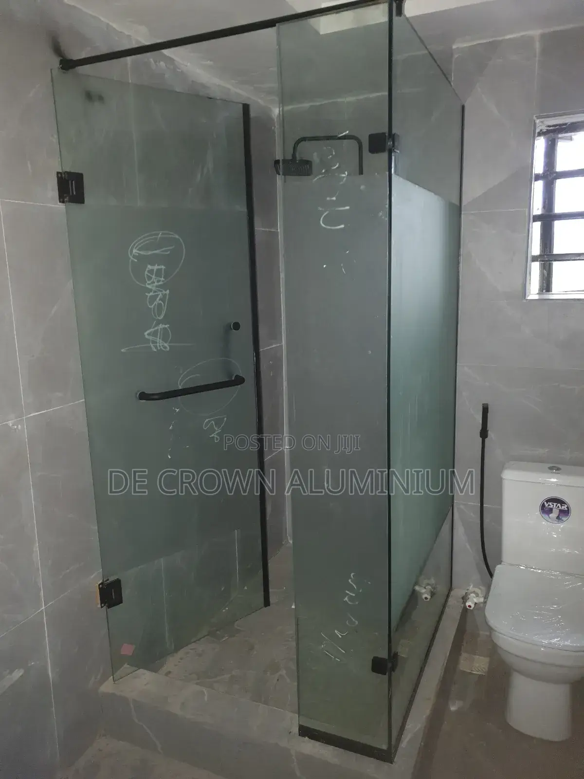 Bathroom Glass Door Cubicle L 