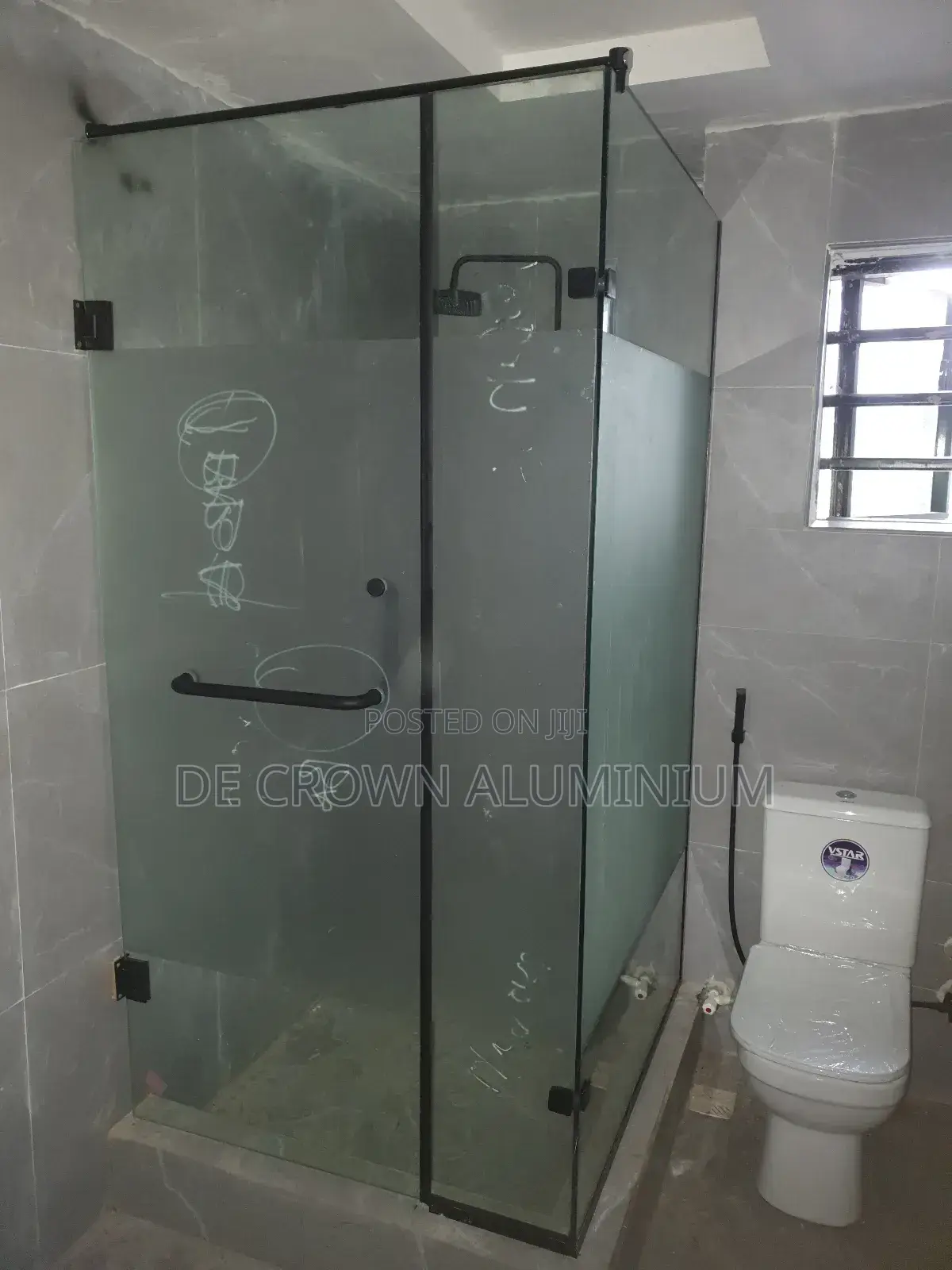 Bathroom Glass Door Cubicle L 