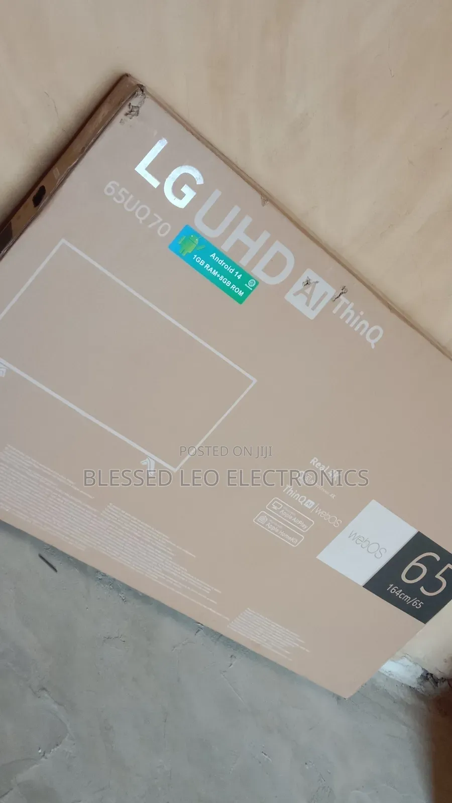 65 Inches Android 14 Real Freamless